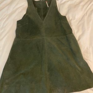 Free People suede shift dress